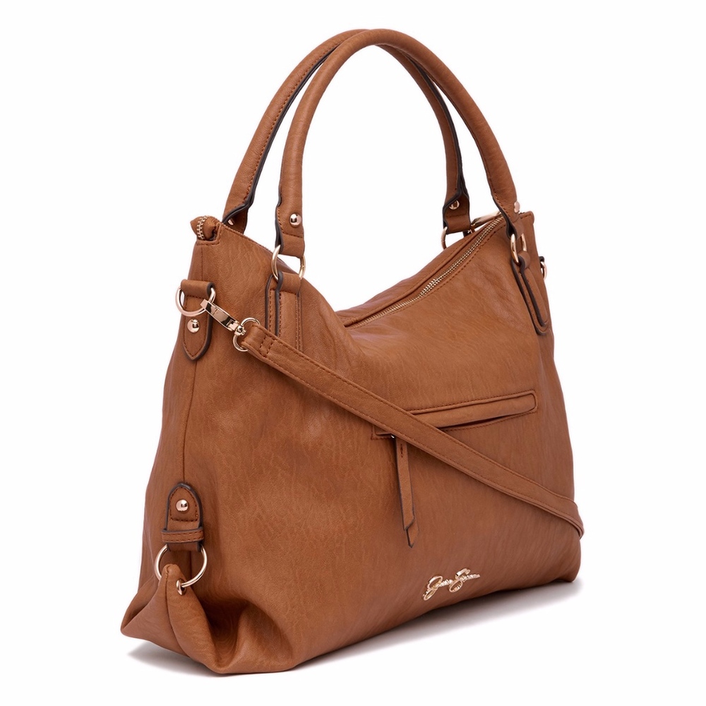 Jessica Simpson Claireen Tote color:Cognac JS53216